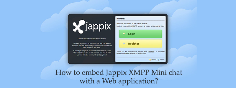 How to embed Jappix XMPP Mini chat with a Web application?
